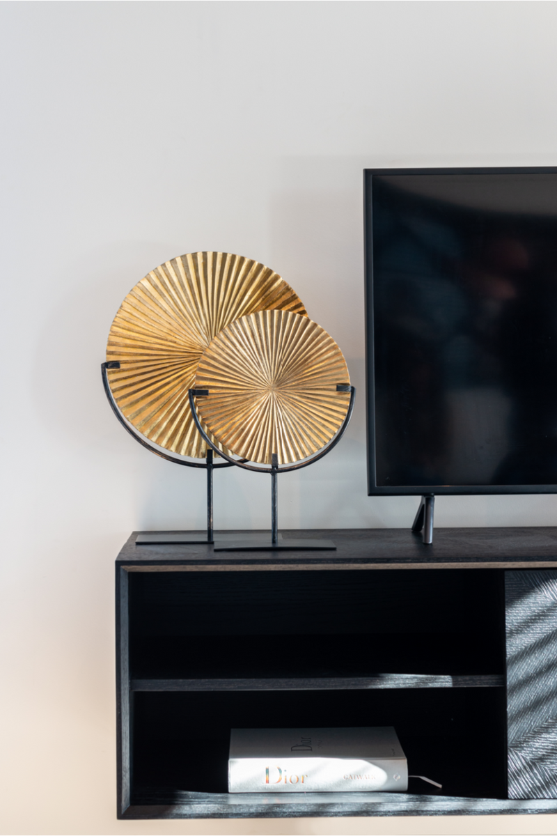 Black Oak Veneer TV Sideboard | OROA Blax | Woodfurniture.com