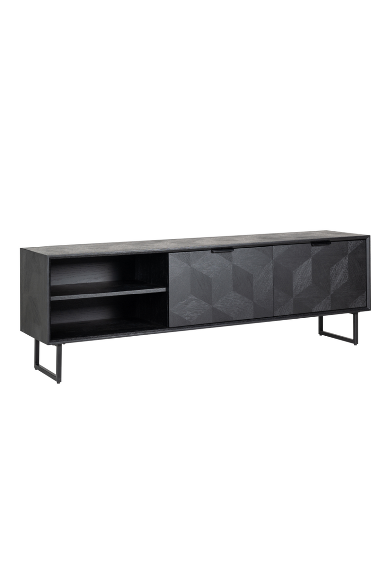 Black Oak Veneer TV Sideboard | OROA  Blax | Woodfurniture.com