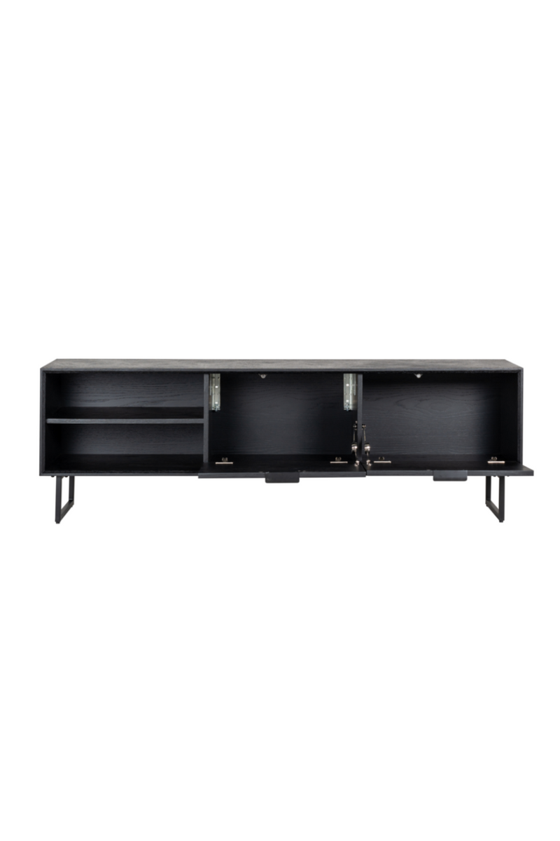 Black Oak Veneer TV Sideboard | OROA Blax | Woodfurniture.com