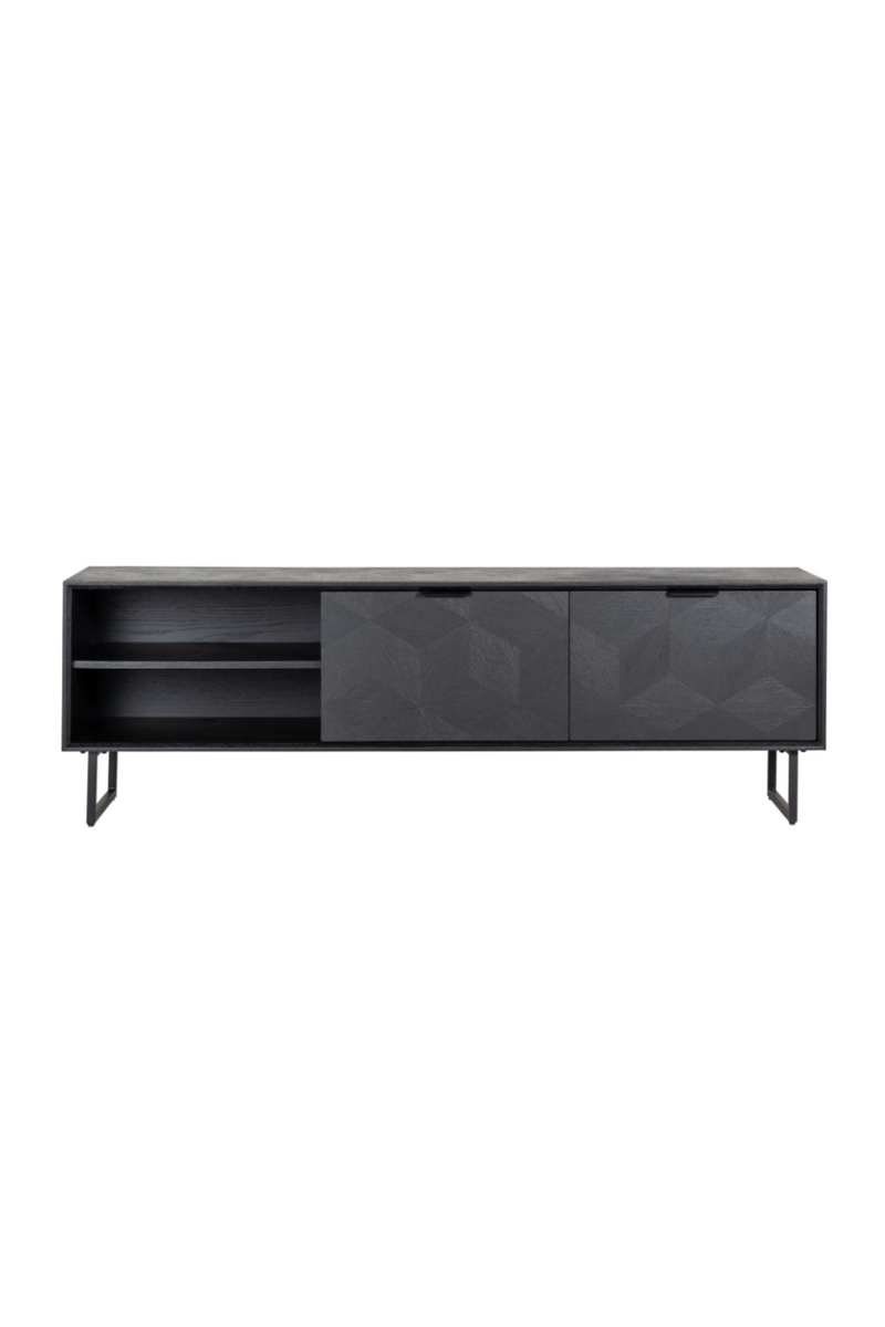 Black Oak Veneer TV Sideboard | OROA  Blax | Woodfurniture.com