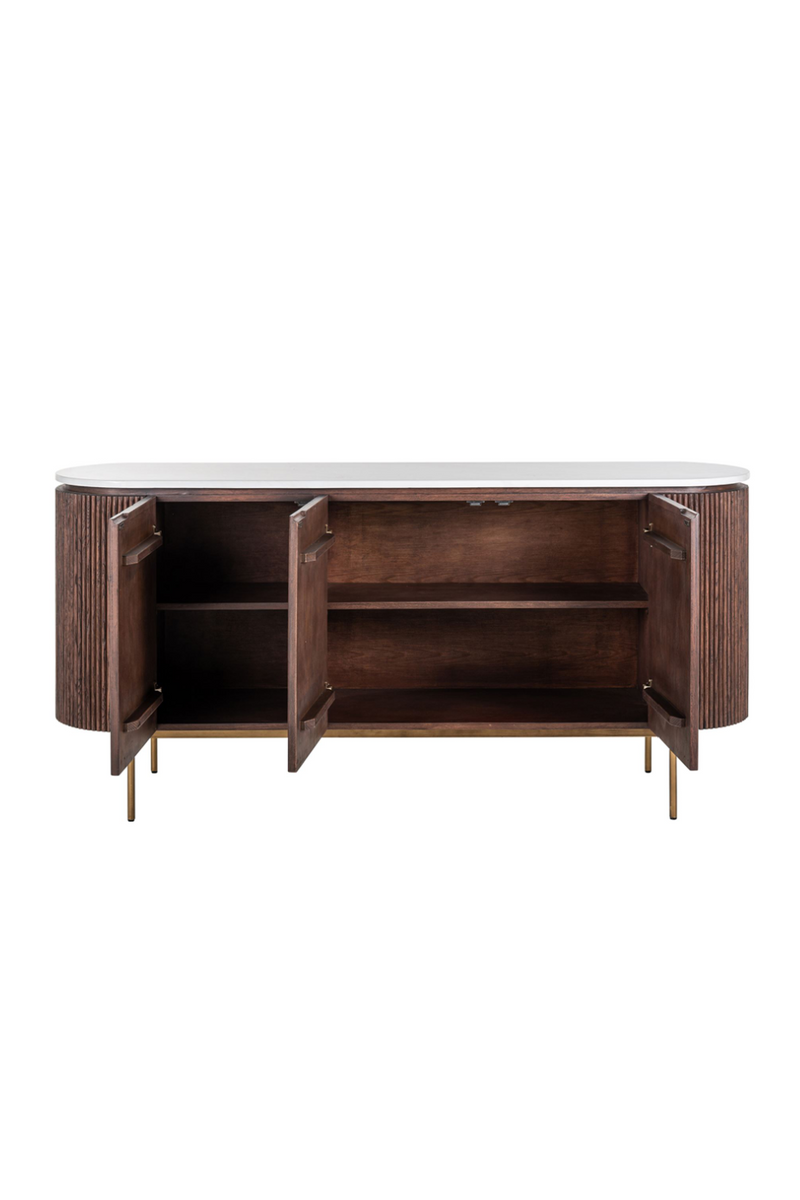 Modern Marble Top Sideboard | OROA Barkley | Woodfurniture.com