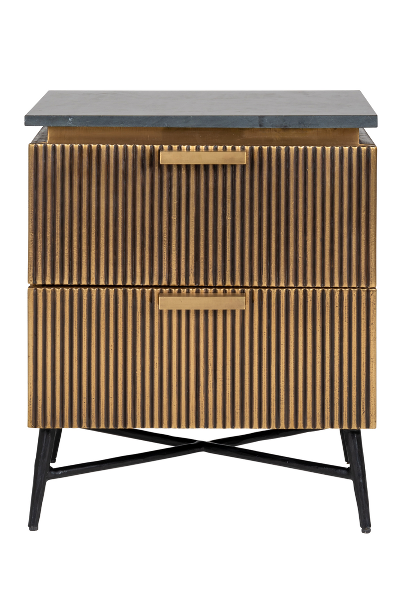 Modern Metal Bedside Cabinet | OROA Ironville | Woodfurniture.com