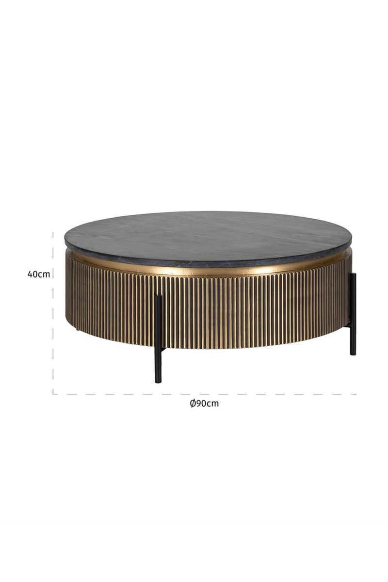 Modern Metal Coffee Table | OROA Ironville | Woodfurniture.com