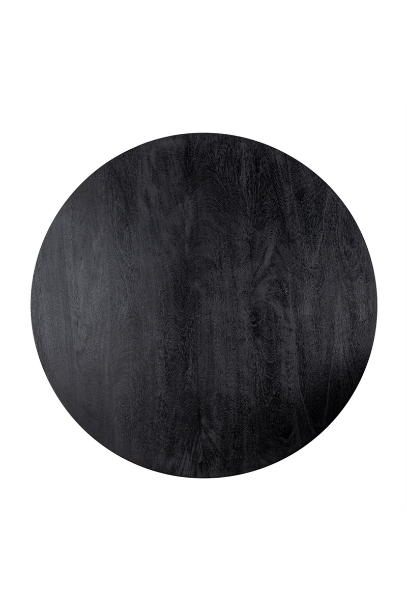 Round Black Nested Coffee Tables (2) | OROA Catana | Woodfurniture.com