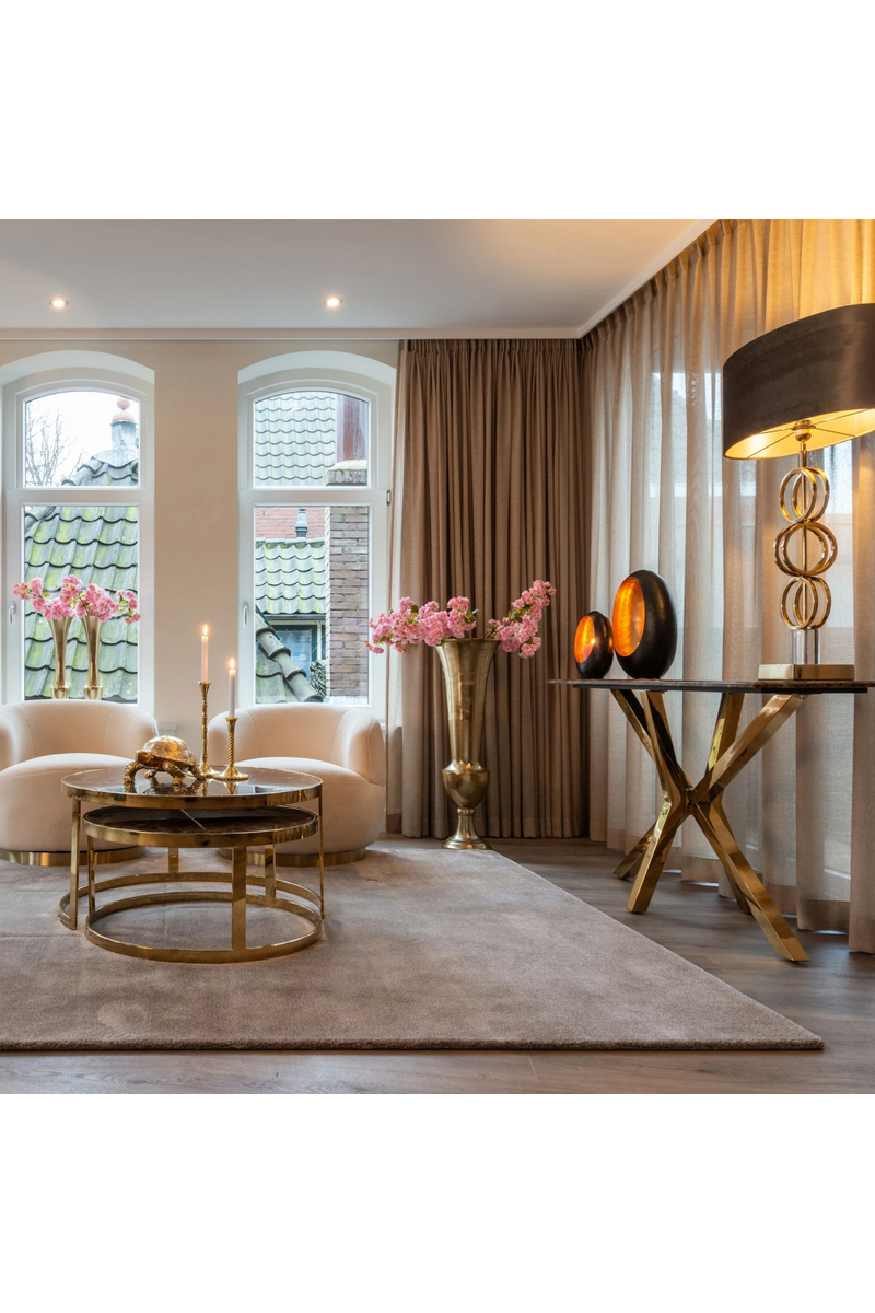 Brown Marble Console Table | OROA Conrad | Woodfurniture.com