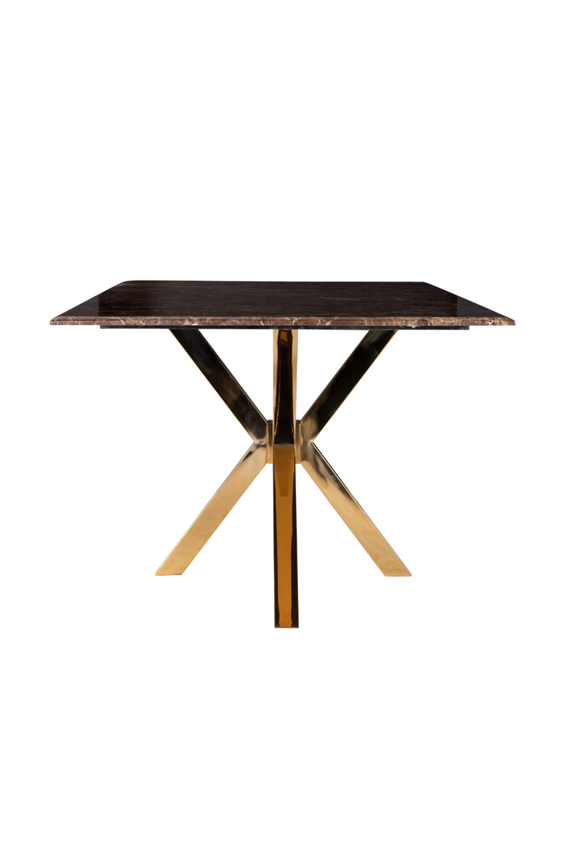 Gold Base Marble Dining Table | OROA Conrad | Woodfurniture.com