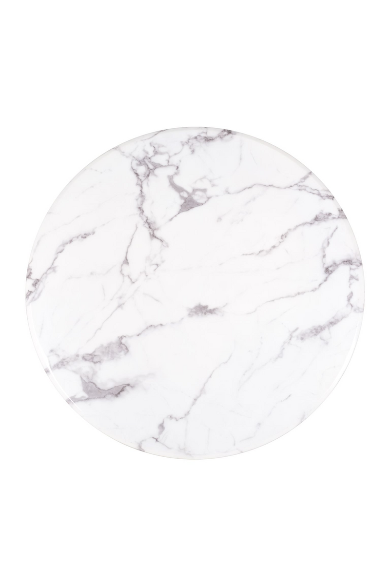 Round White Marble Pedestal Dining Table.com | OROA Degas | Woodfurniture.com