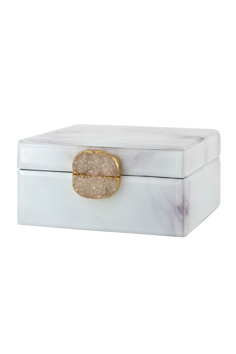 White Marble Jewelry Box | OROA Bayou | Woodfurniture.com