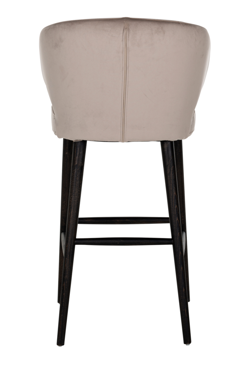 Modern Velvet Bar Stool | OROA Indigo | Woodfurniture.com