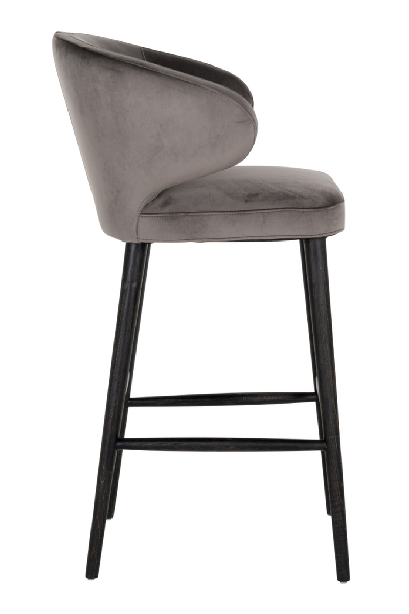 Stone Velvet Bar Stool | OROA Indigo | Woodfurniture.com