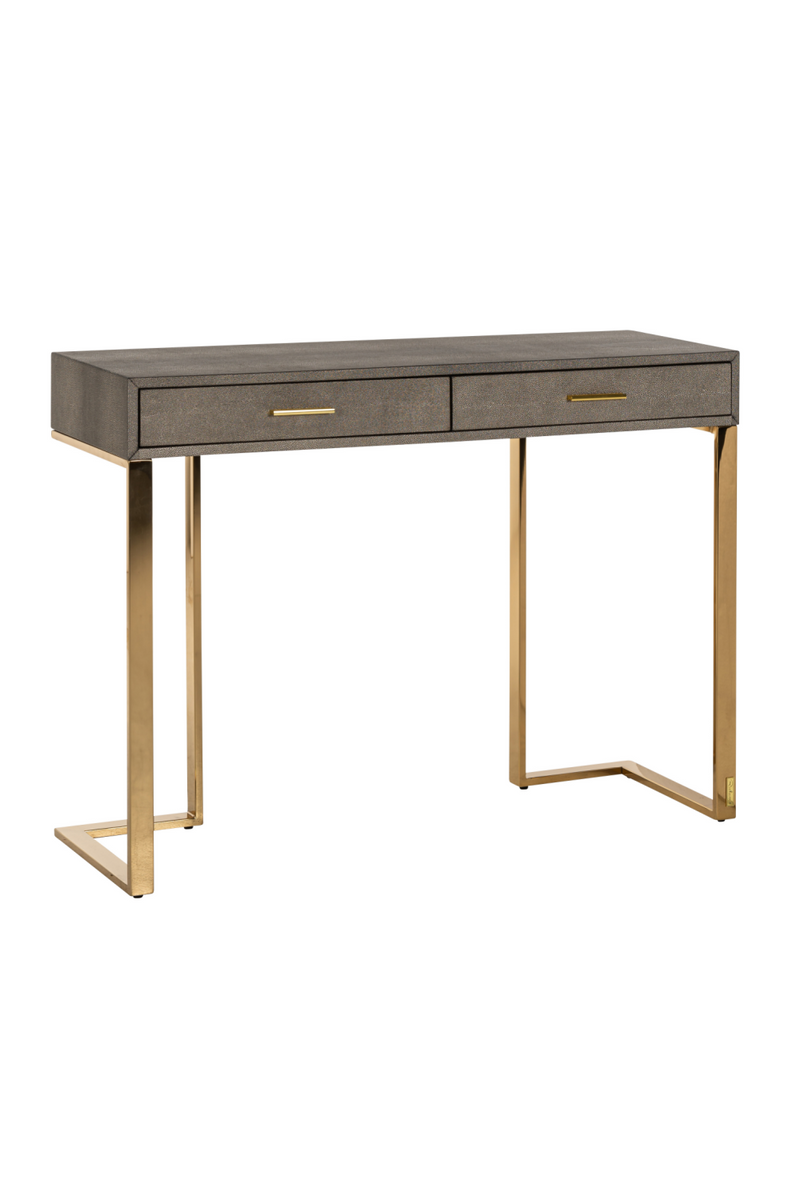 Gold Base 2-Drawer Console Table | OROA Marie-Lou | woodfurniture.com