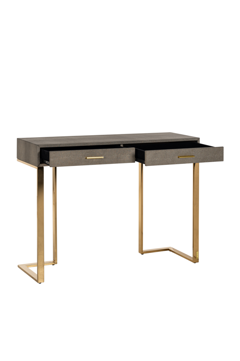 Gold Base 2-Drawer Console Table | OROA Marie-Lou | woodfurniture.com