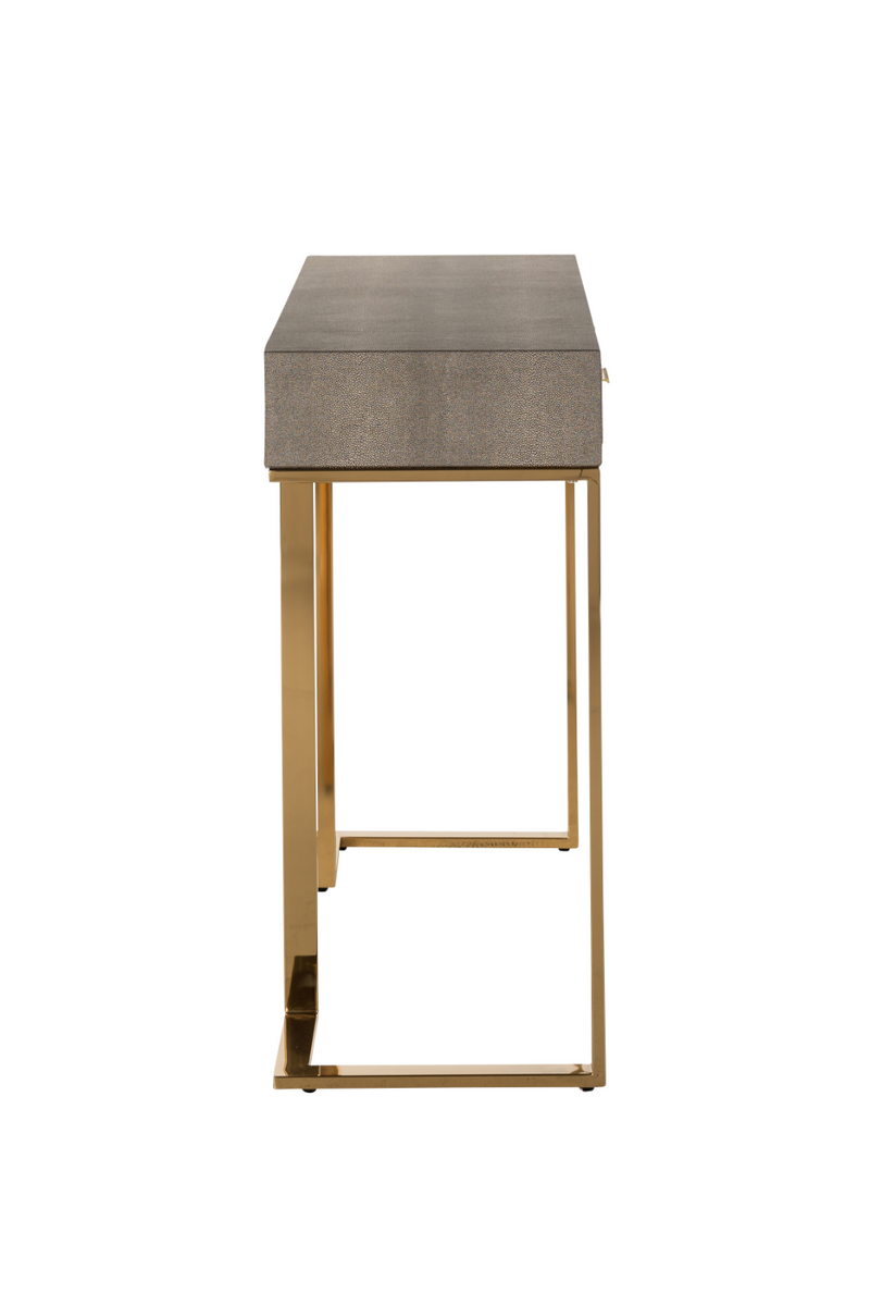 Gold Base 2-Drawer Console Table | OROA Marie-Lou | woodfurniture.com