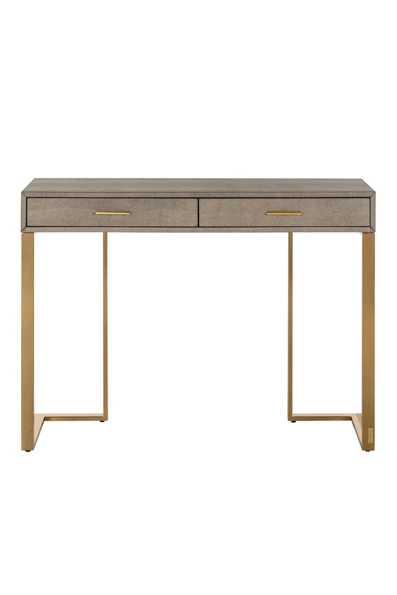 Gold Base 2-Drawer Console Table | OROA Marie-Lou | woodfurniture.com