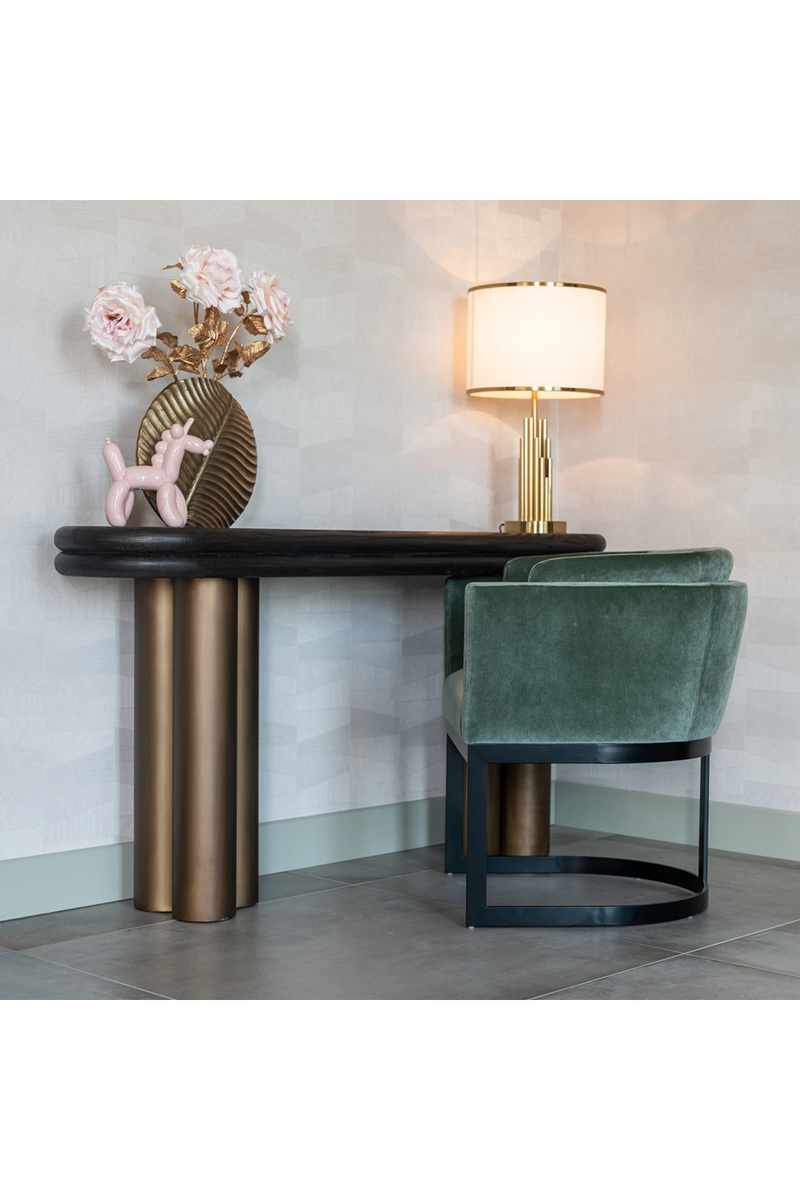 Lacquered Metal Console | OROA Macaron | Woodfurniture.com