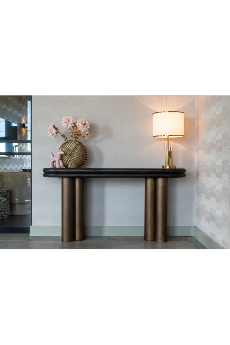 Lacquered Metal Console | OROA Macaron | Woodfurniture.com