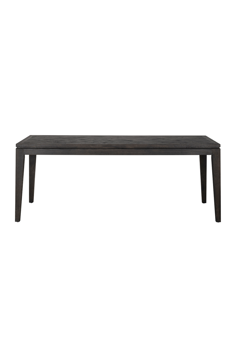 Rectangular Oak Dining Table | OROA Blackbone | Woodfurniture.com