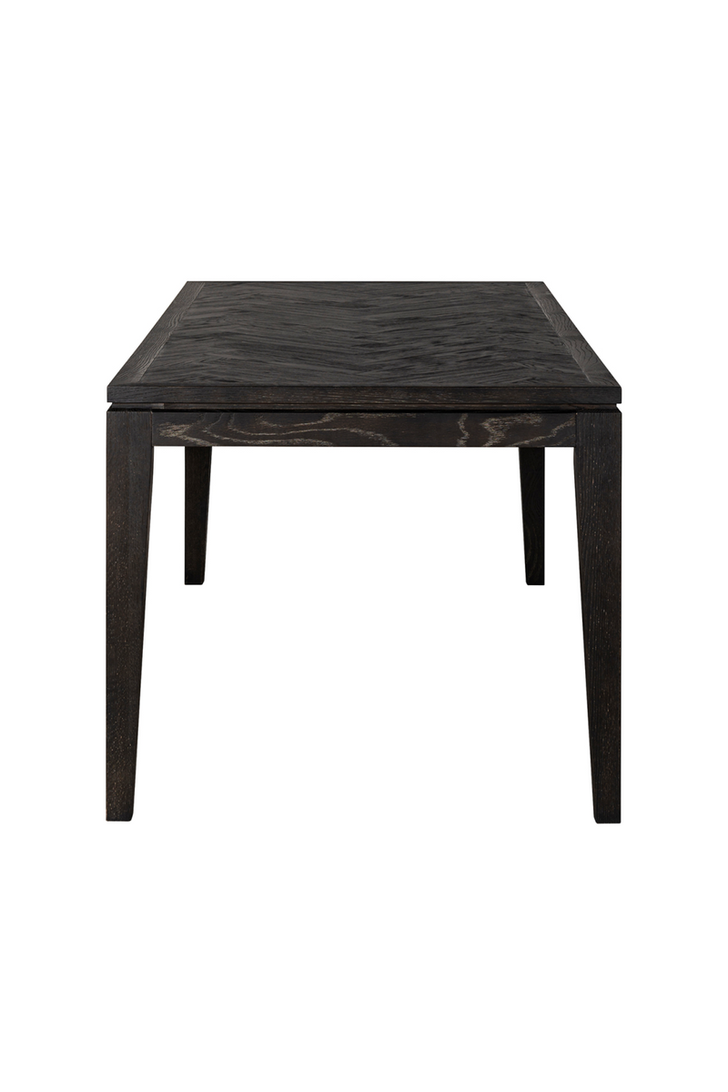 Rectangular Oak Dining Table | OROA Blackbone | Woodfurniture.com