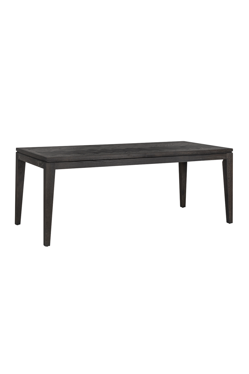 Rectangular Oak Dining Table | OROA Blackbone | Woodfurniture.com