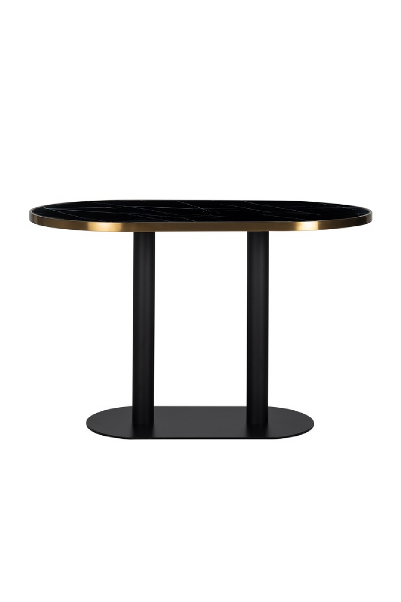 Oval Marble Dining Table | OROA Zenza | Woodfurniture.com