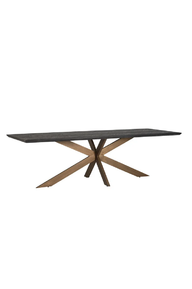 Black Rustic Dining Table | OROA Blackbone | Woodfurniture.com