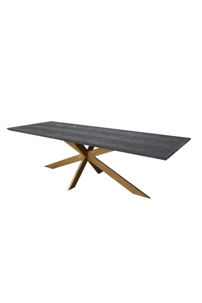 Black Rustic Dining Table | OROA Blackbone | Woodfurniture.com