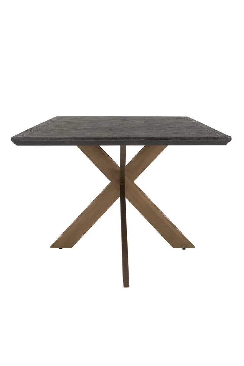 Black Rustic Dining Table | OROA Blackbone | Woodfurniture.com