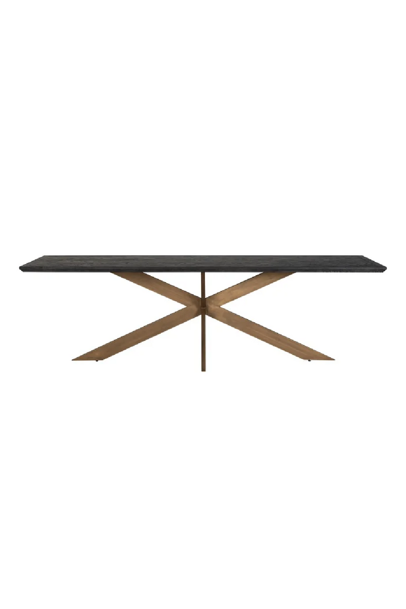 Black Rustic Dining Table | OROA Blackbone | Woodfurniture.com