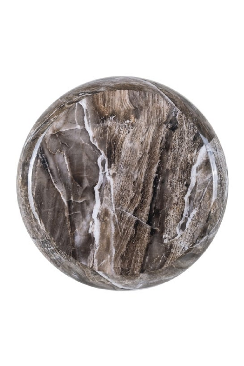 Gray Marbled End Table | OROA Axelle | Woodfurniture.com