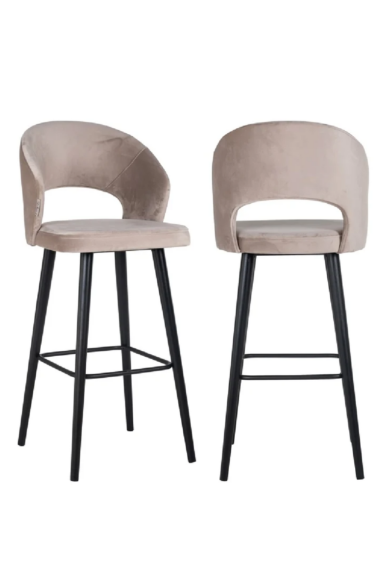 Cut-Out Bar Stool | OROA Savoy | Woodfurniture.com