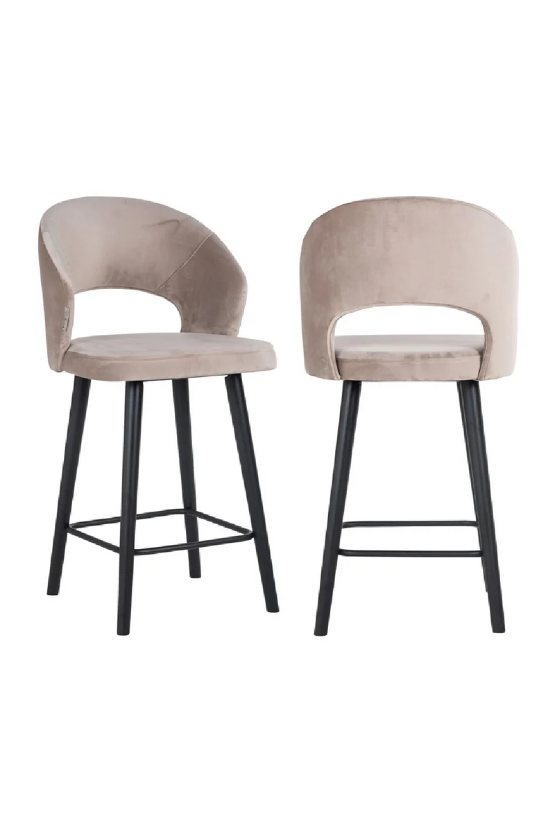 Cut-Out Counter Stool | OROA Savoy | Woodfurniture.com