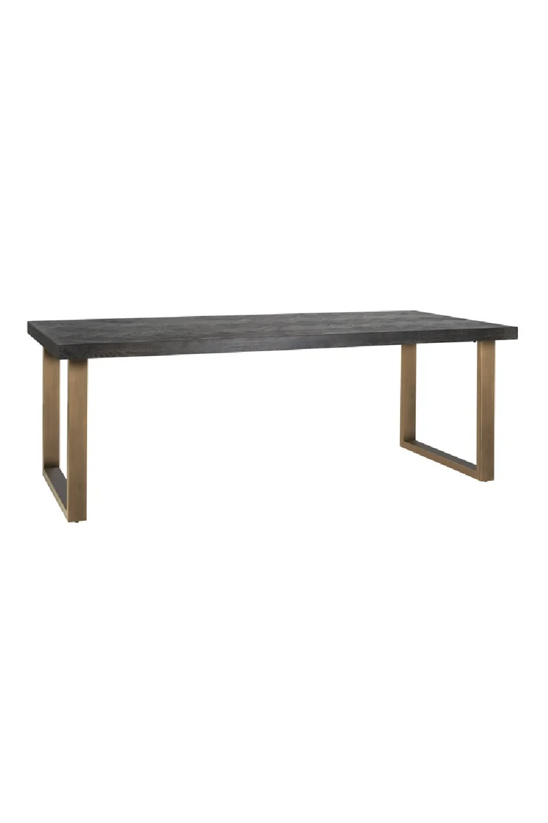 Rectangular Oak Dining Table | OROA Blackbone | Woodfurniture.com