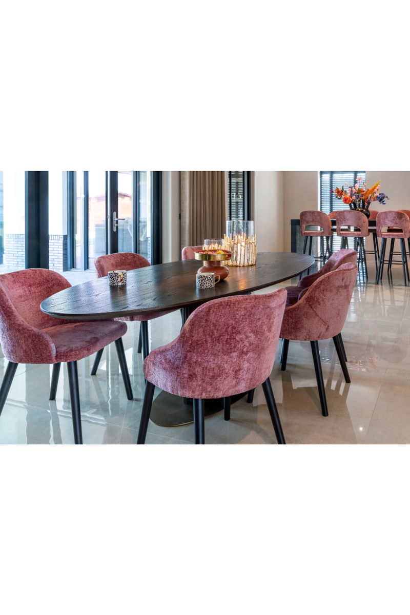 Contemporary Oval Dining Table | OROA Luxor | Woodfurniture.com