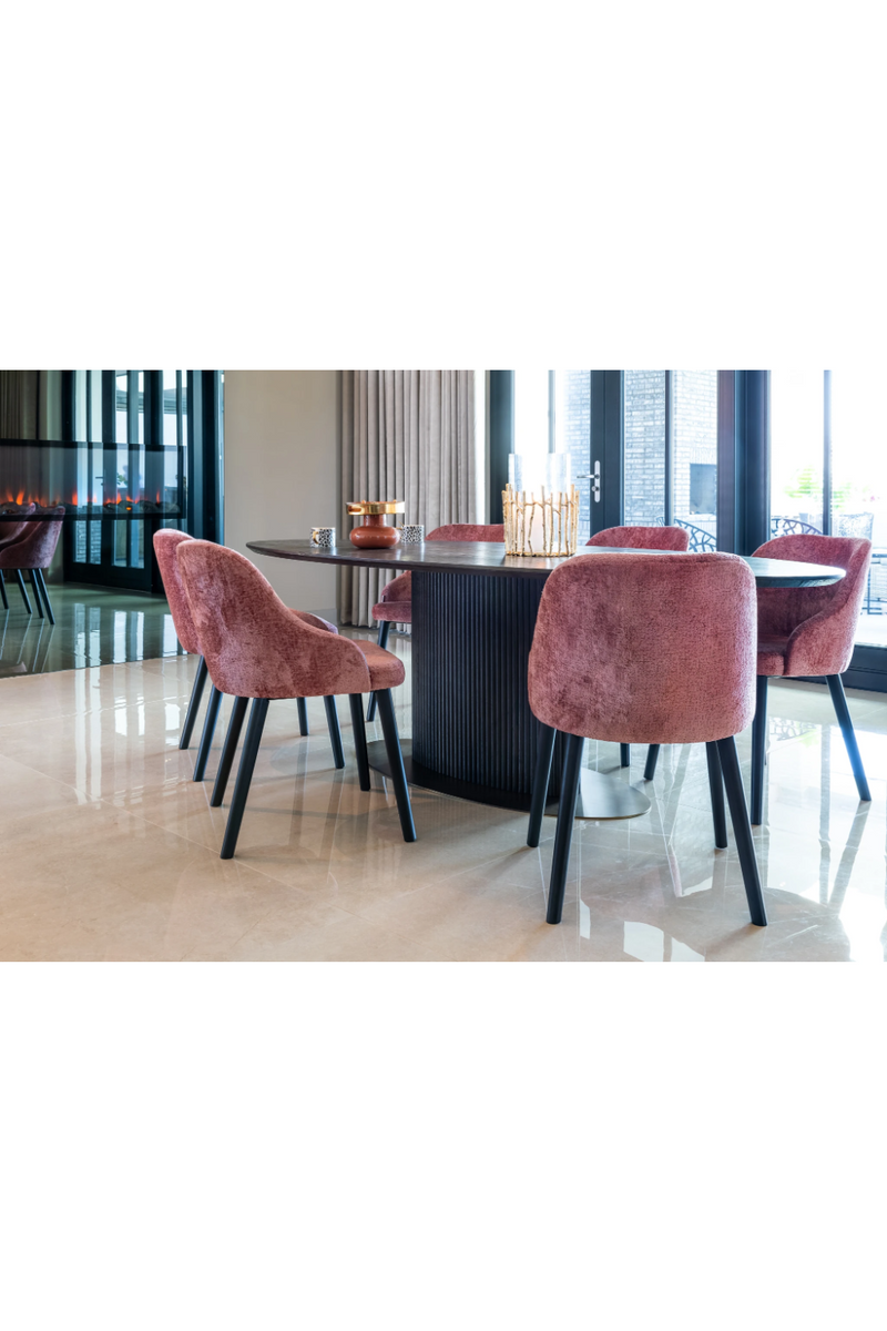 Contemporary Oval Dining Table | OROA Luxor | Woodfurniture.com