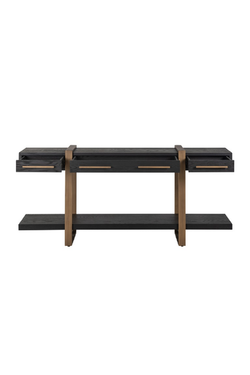 Contemporary Black Oak Sideboard | OROA Cambon | Woodfurniture.com