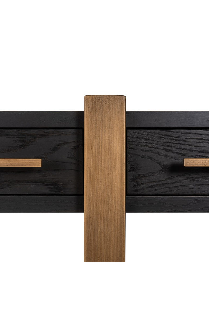 Contemporary Black Oak Sideboard | OROA Cambon | Woodfurniture.com