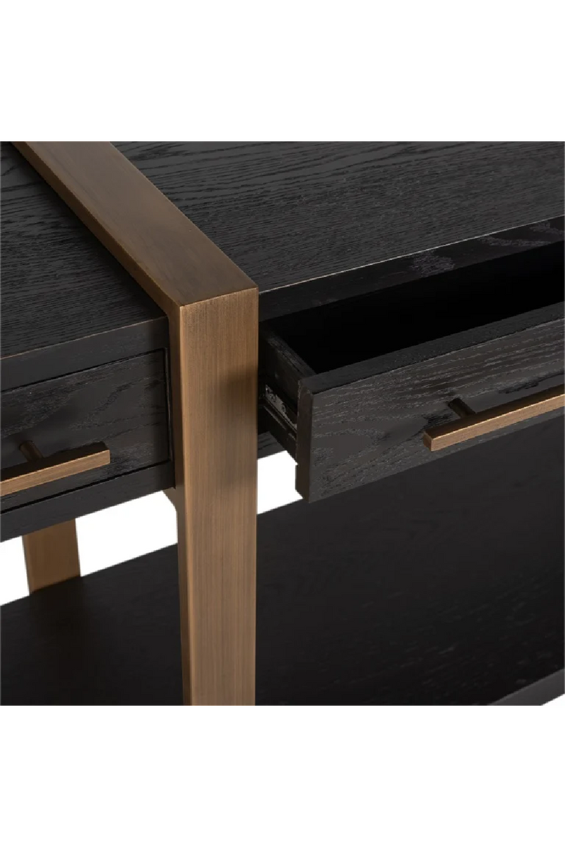 Contemporary Black Oak Sideboard | OROA Cambon | Woodfurniture.com