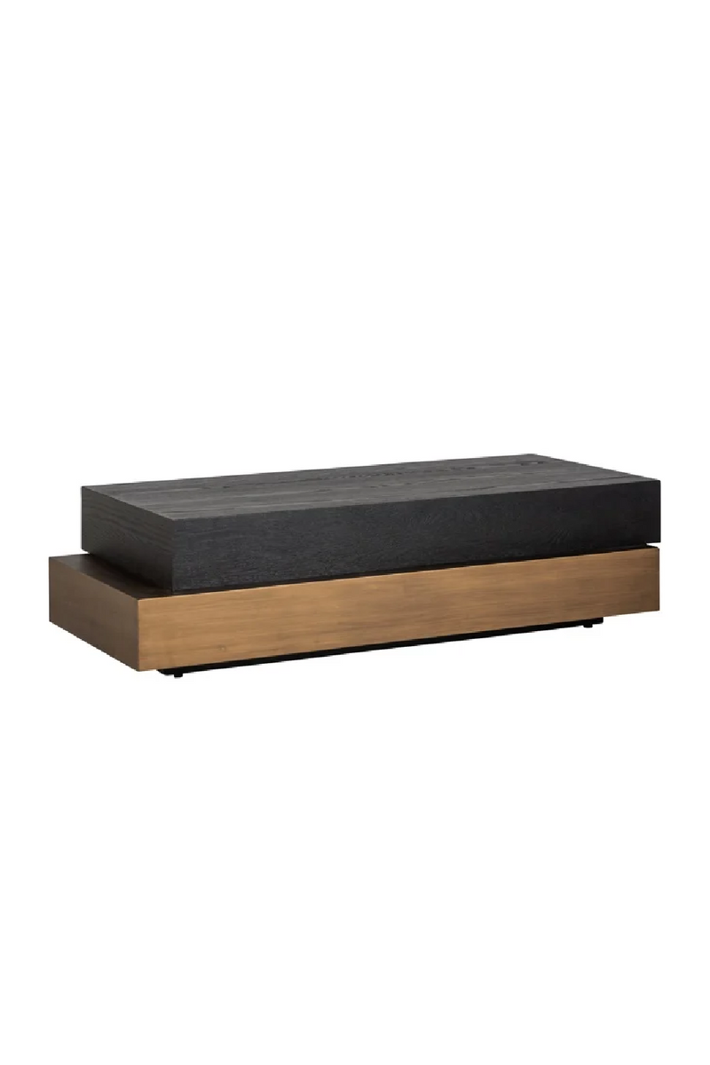 Rectangular Oak Coffee Table | OROA Cambon  | Woodfurniture.com