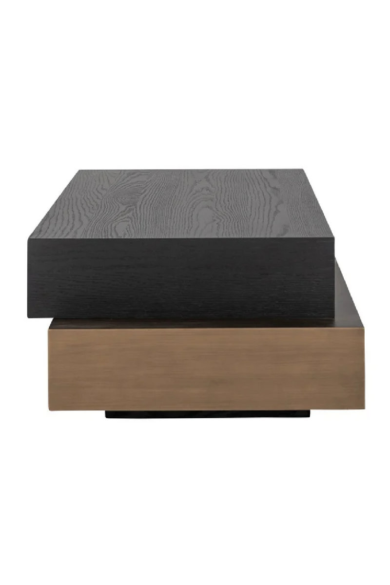 Rectangular Oak Coffee Table | OROA Cambon  | Woodfurniture.com