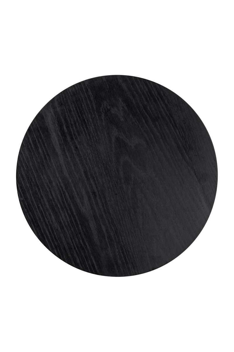 Black Pedestal End Table | OROA Jazz | Woodfurniture.com