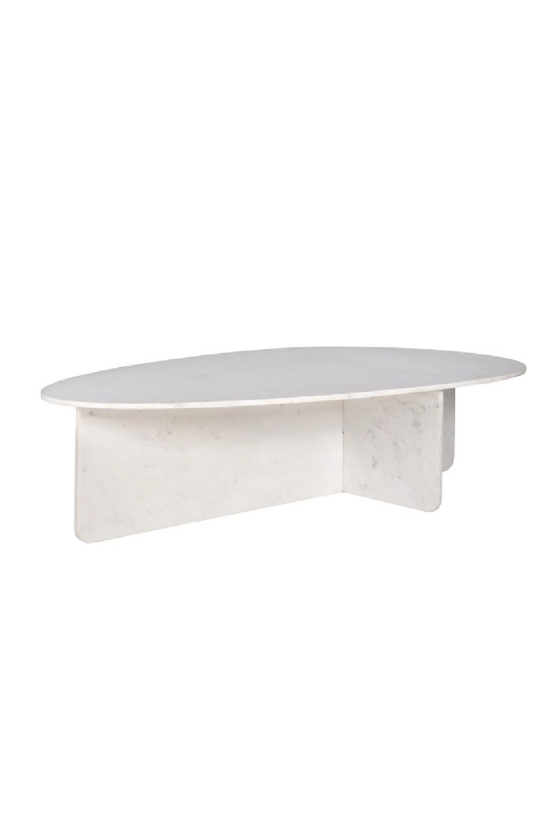 White Marble Coffee Table | OROA Brandon | Woodfurniture.com