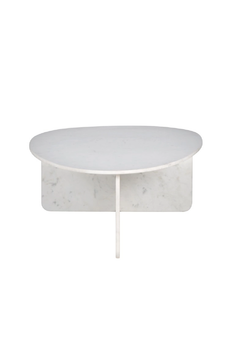 White Marble Coffee Table | OROA Brandon | Woodfurniture.com