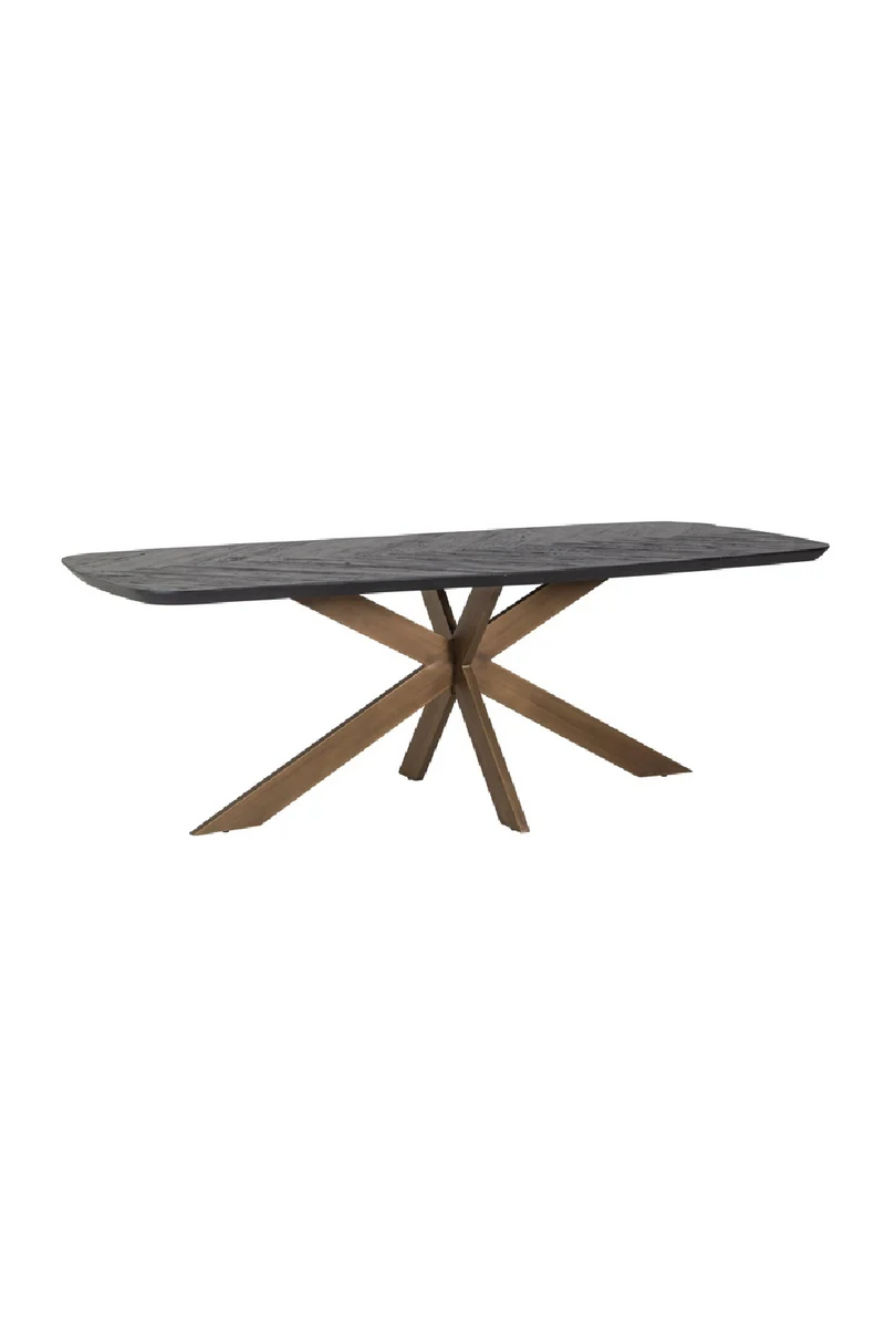 Black Oak Dining Table | OROA Hayley | Woodfurniture.com