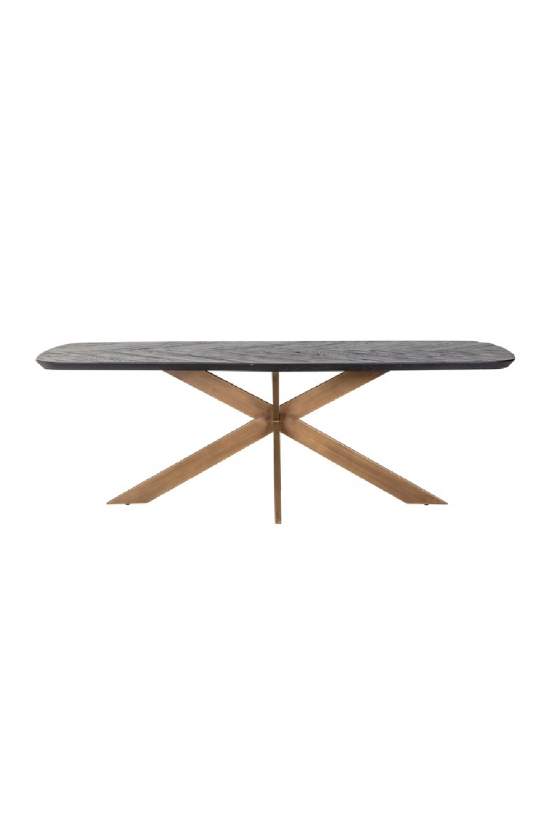 Black Oak Dining Table | OROA Hayley | Woodfurniture.com