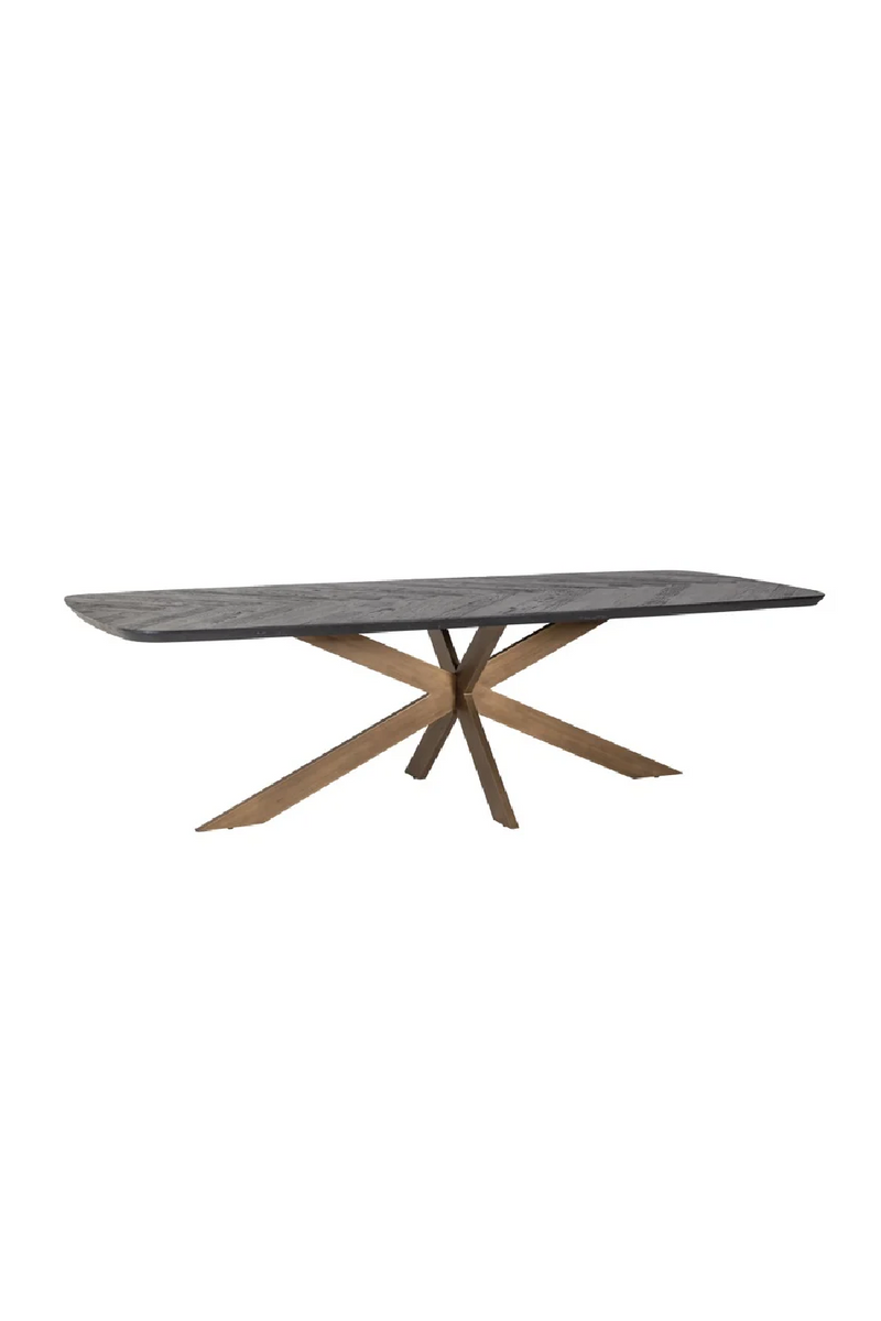 Black Oak Dining Table | OROA Hayley | Woodfurniture.com