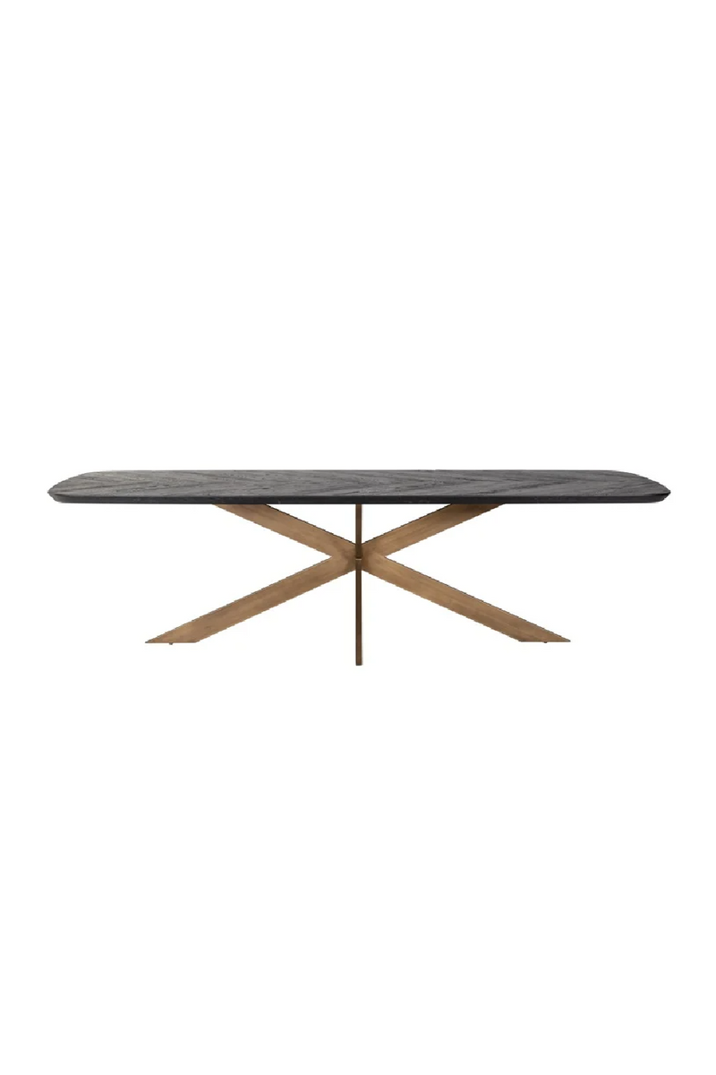 Black Oak Dining Table | OROA Hayley | Woodfurniture.com