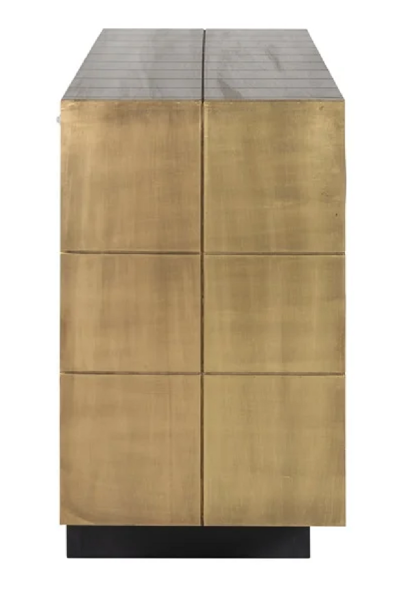 Gold Geometrical Patterned Sideboard | OROA Collada | Woodfurniture.com