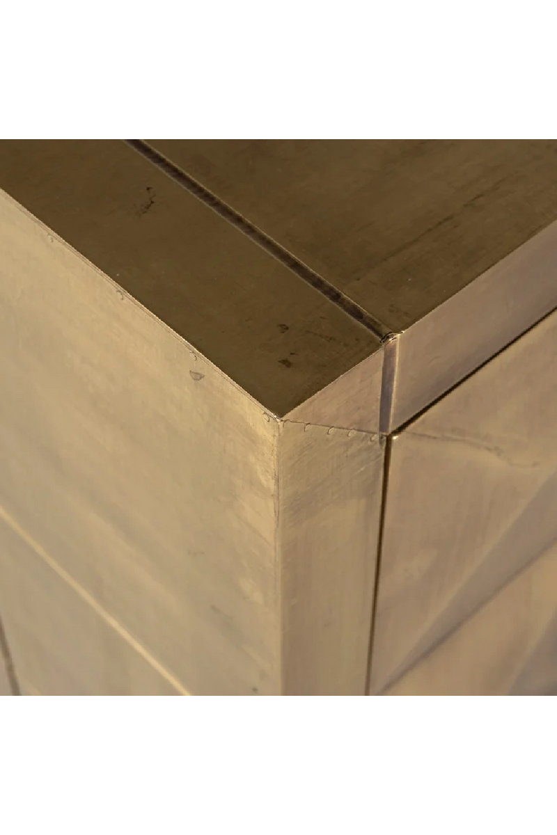 Gold Geometrical Patterned Sideboard | OROA Collada | Woodfurniture.com