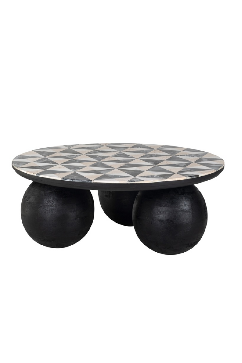 Contemporary Round Coffee Table | OROA Rostelli | Woodfurniture.com