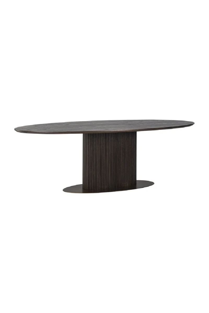 Oak Oval Dining Table | OROA Luxor | Woodfurniture.com